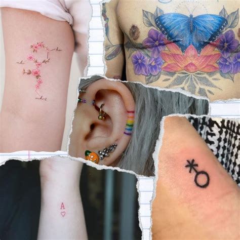 cute pride tattoos|bisexual tattoo ideas.